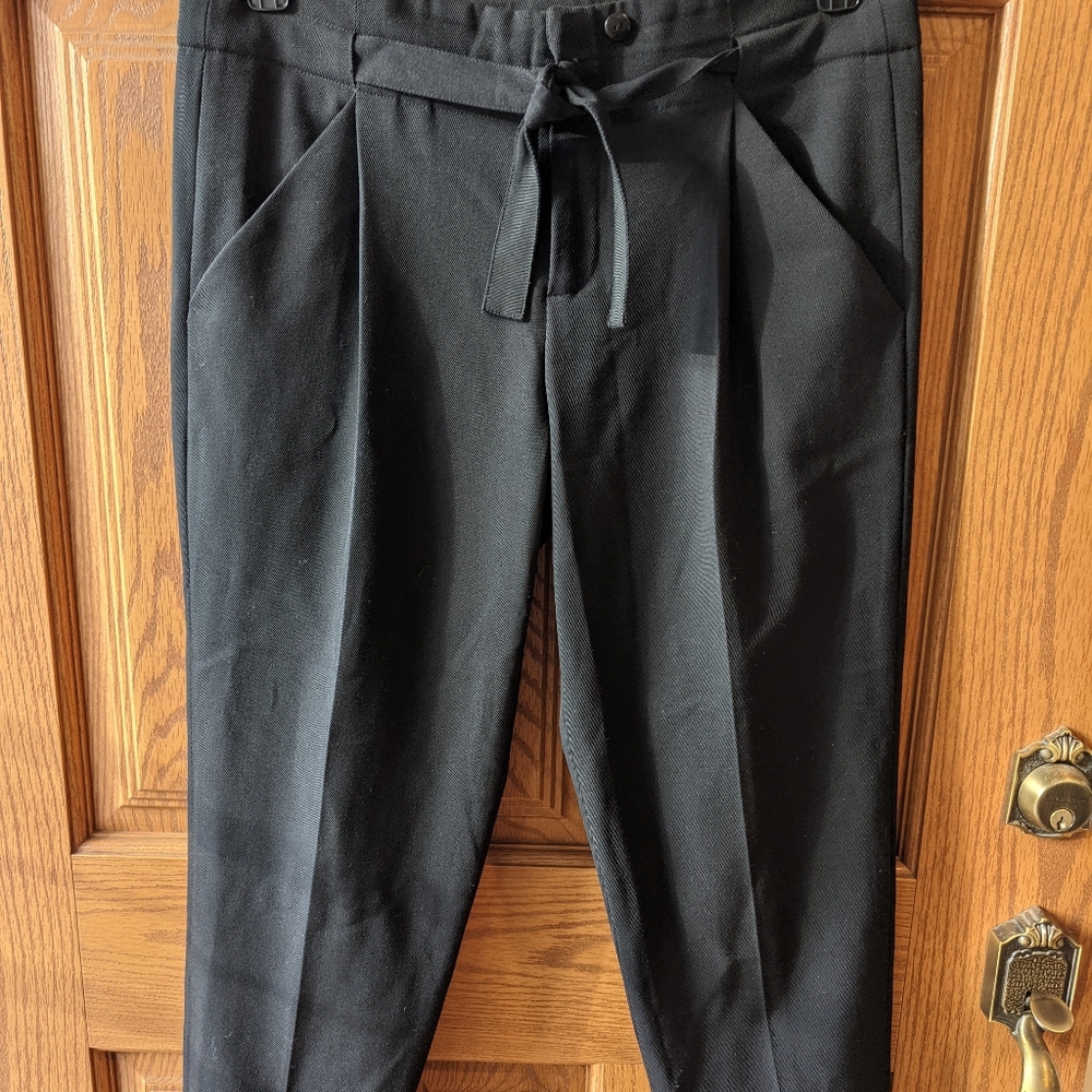 Vince black trousers